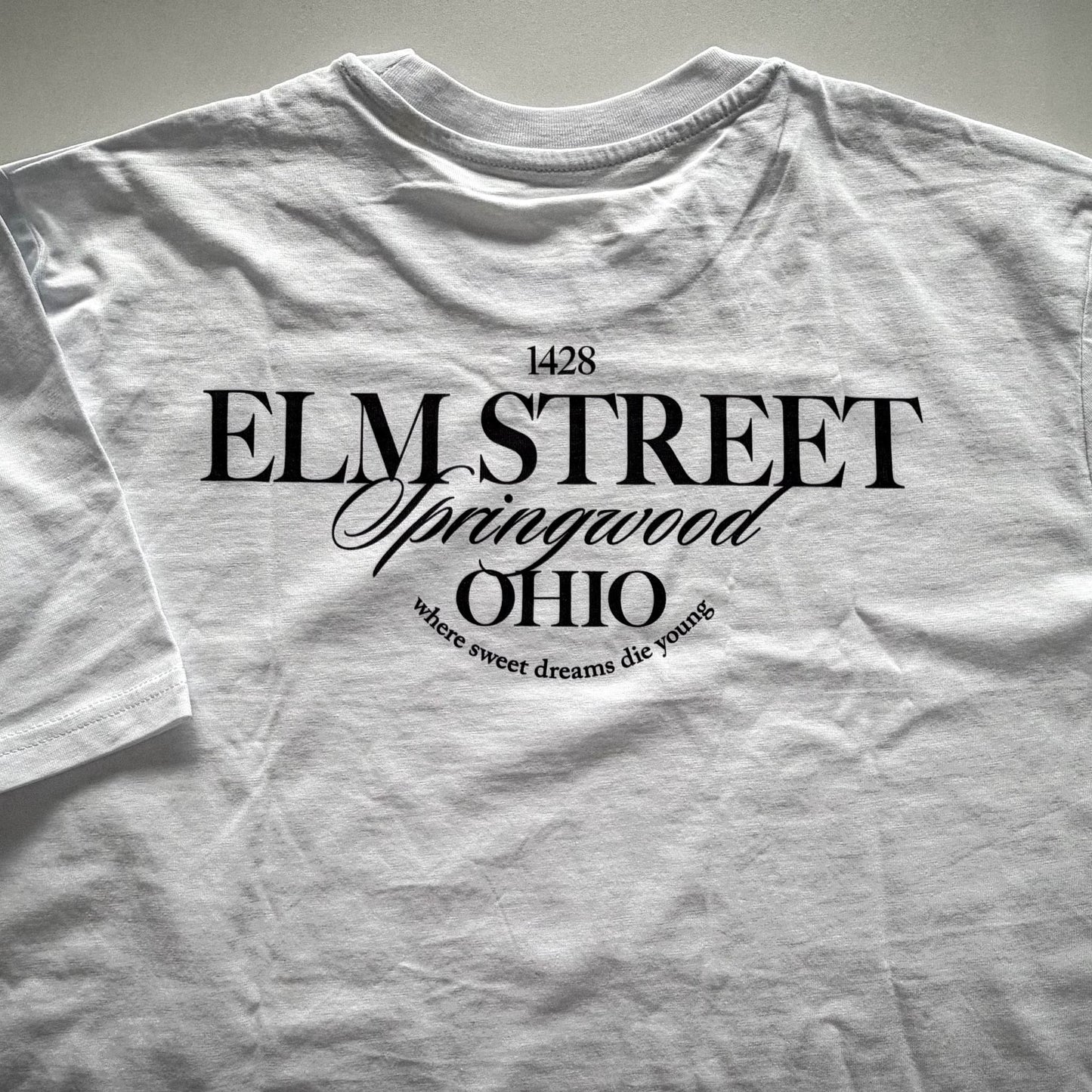 ELM STREET Tee Premium Cinematic Streetwear FILM.ART.WEAR. Designed in Hamburg