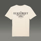  T-Shirt in natural raw mit Aufdruck Elmstreet auf dem Rücken