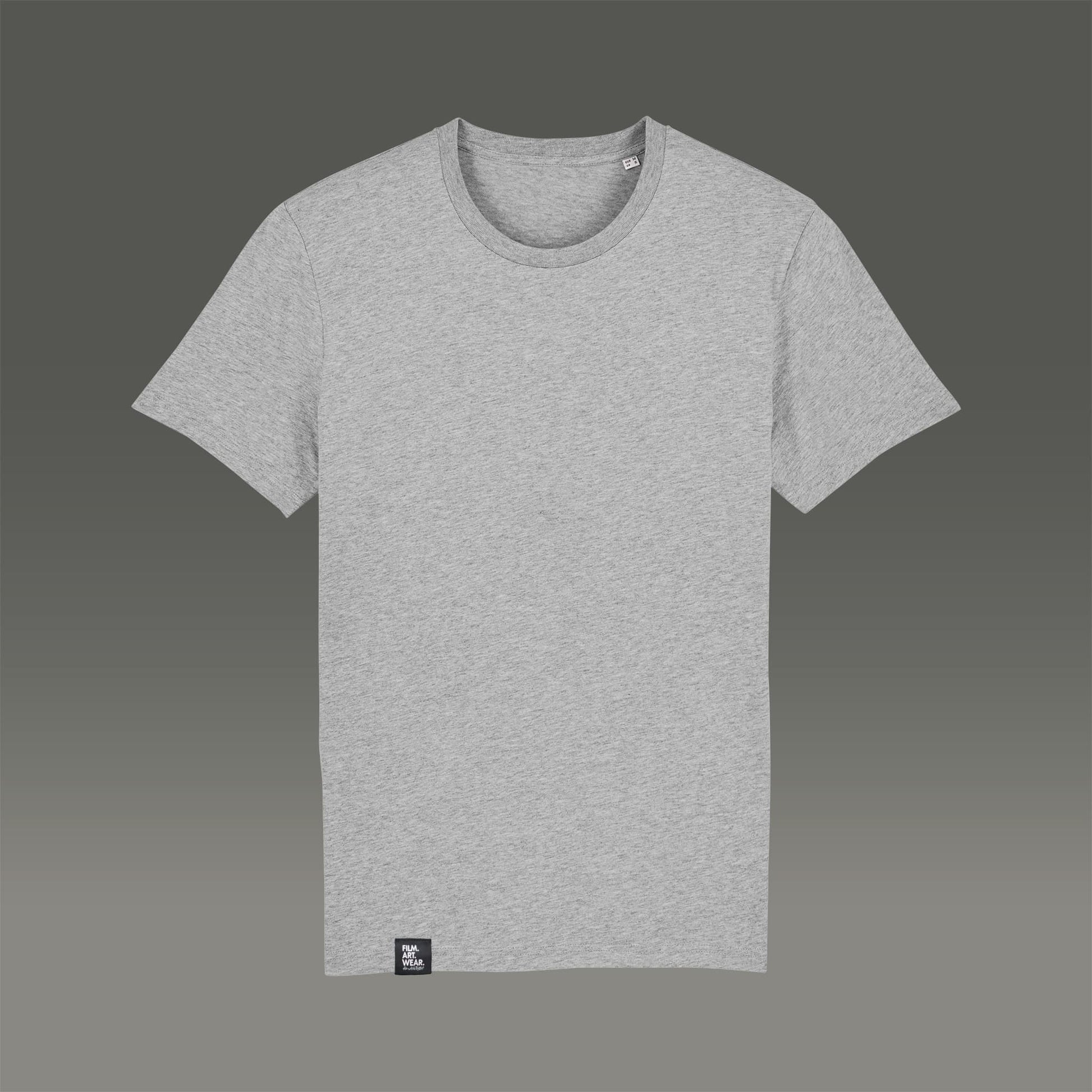 grau meliertes Herren T-Shirt Frontansicht