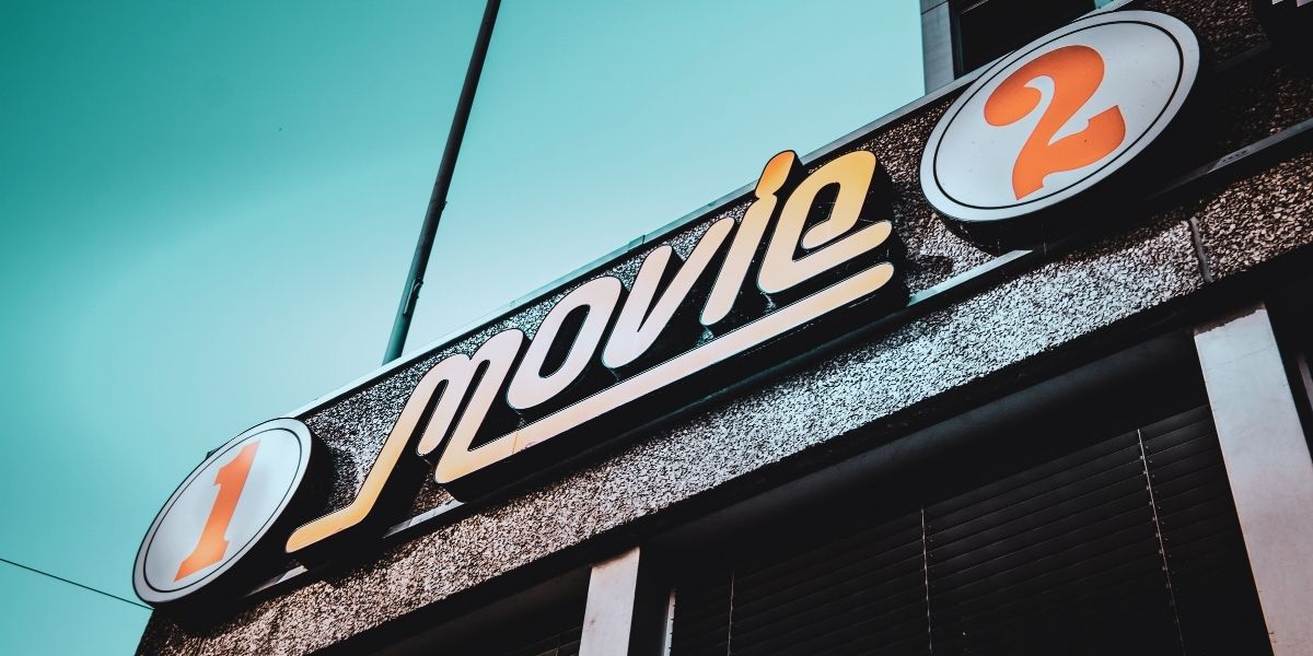 Aussenfassade eines Retro-Kinos