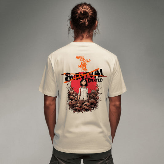 FILM.ART.WEAR. Unisex-Shirts Off White / S Organic T-Shirt SURVIVAL