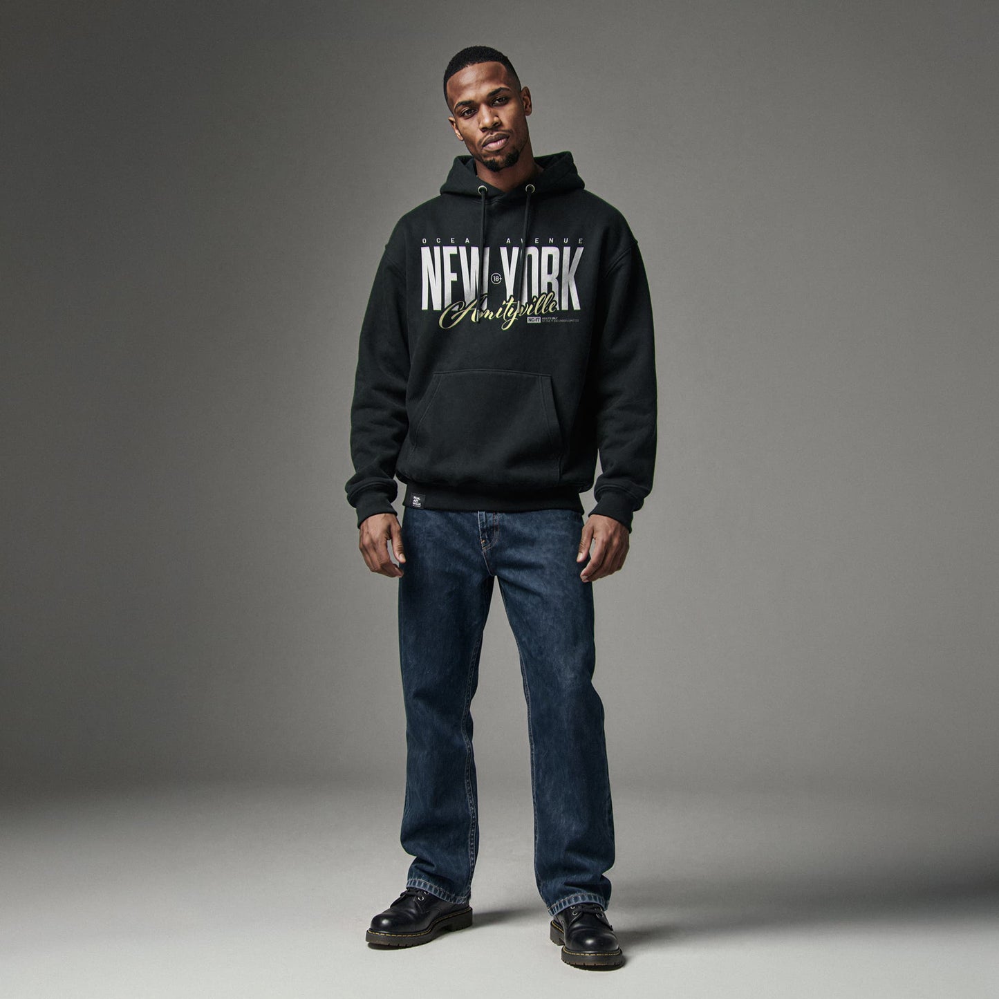 AMITYVILLE NY Hoodie Premium Cinematic Streetwear FILM.ART.WEAR. Designed in Hamburg