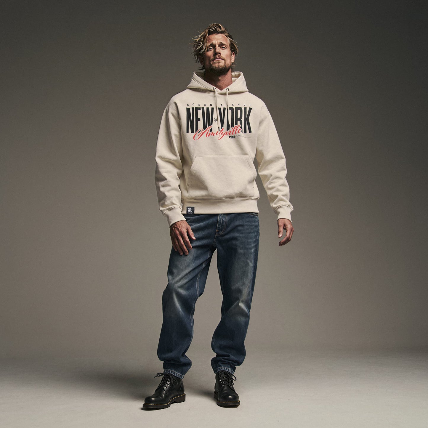 AMITYVILLE NY Hoodie Premium Cinematic Streetwear FILM.ART.WEAR. Designed in Hamburg