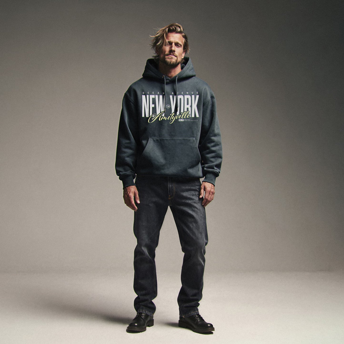 AMITYVILLE NY Hoodie Premium Cinematic Streetwear FILM.ART.WEAR. Designed in Hamburg