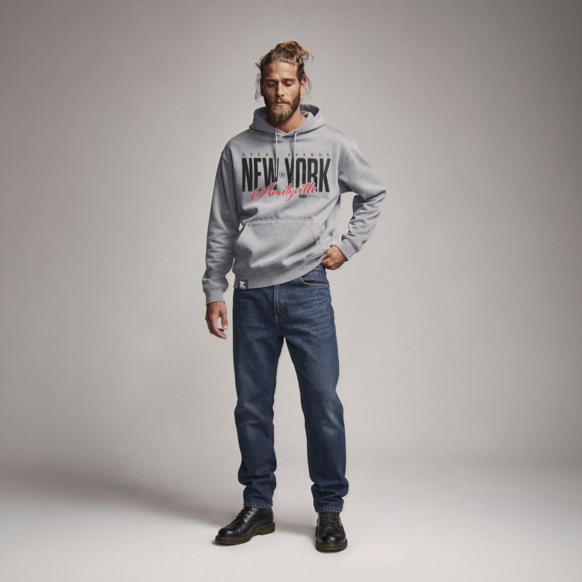 AMITYVILLE NY Hoodie Premium Cinematic Streetwear FILM.ART.WEAR. Designed in Hamburg