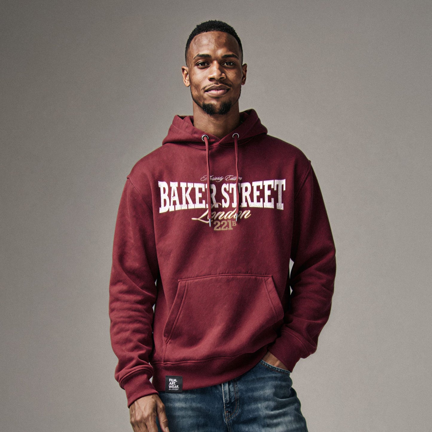 BAKER STREET Hoodie Premium Cinematic Streetwear FILM.ART.WEAR. Designed in Hamburg