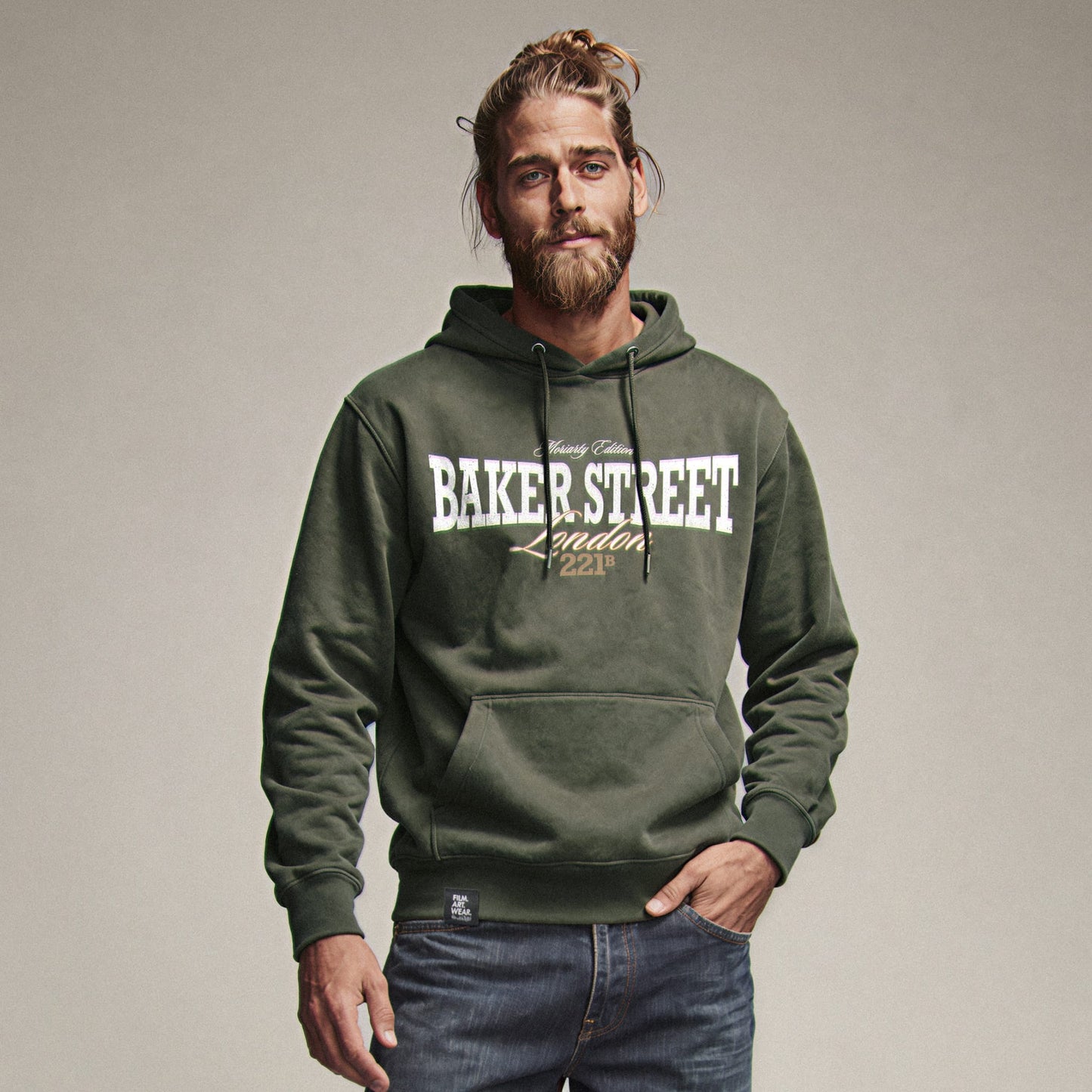 BAKER STREET Hoodie Premium Cinematic Streetwear FILM.ART.WEAR. Designed in Hamburg