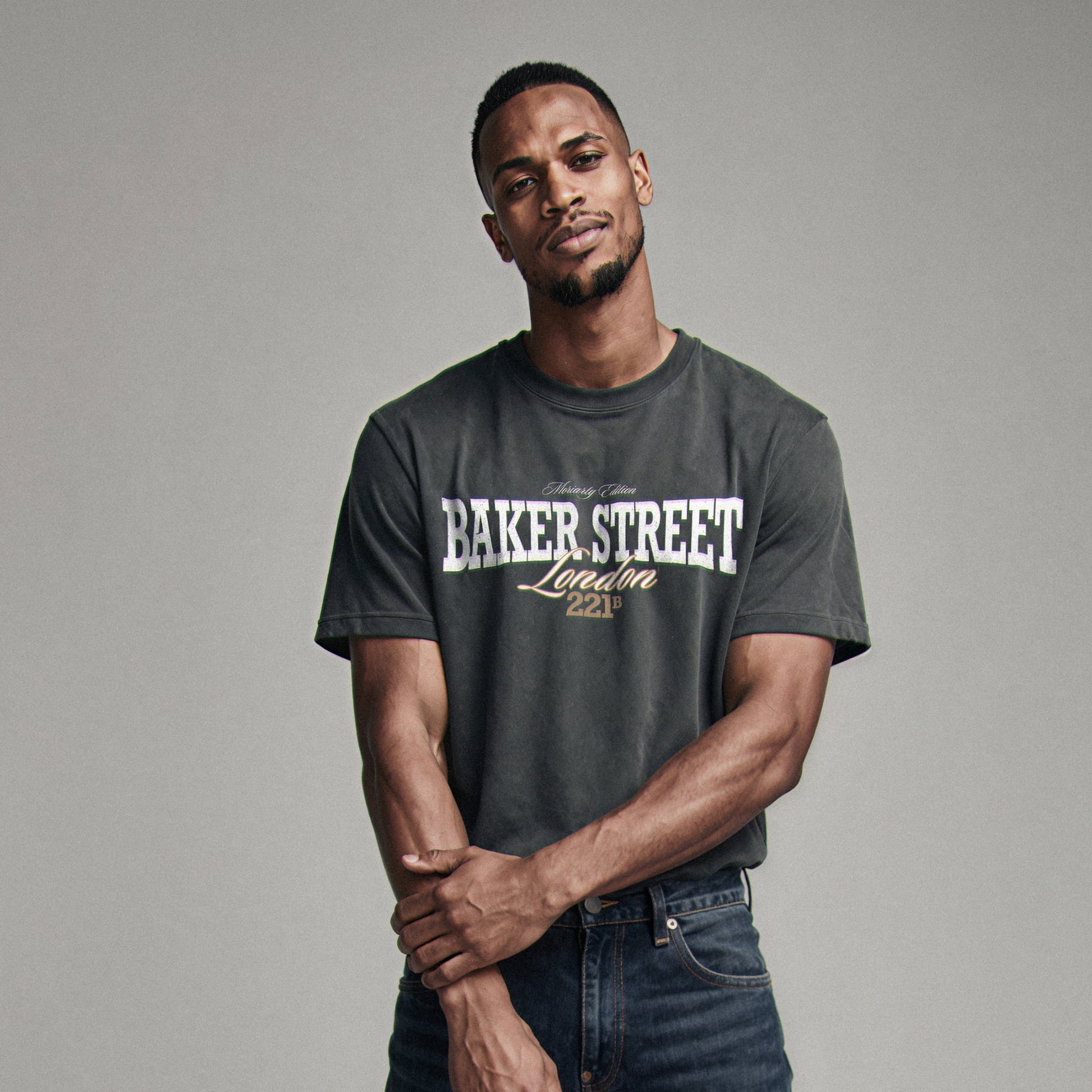 BAKER STREET Tee Premium Cinematic Streetwear FILM.ART.WEAR. Designed in Hamburg