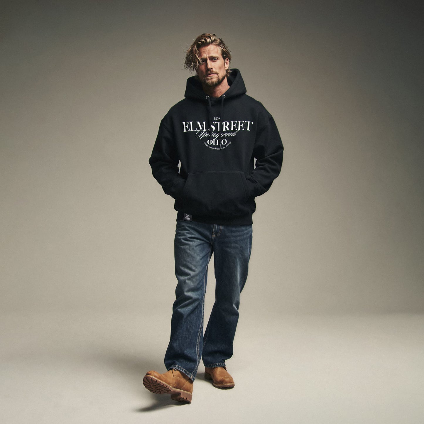 ELM STREET Hoodie Premium Cinematic Streetwear FILM.ART.WEAR. Designed in Hamburg