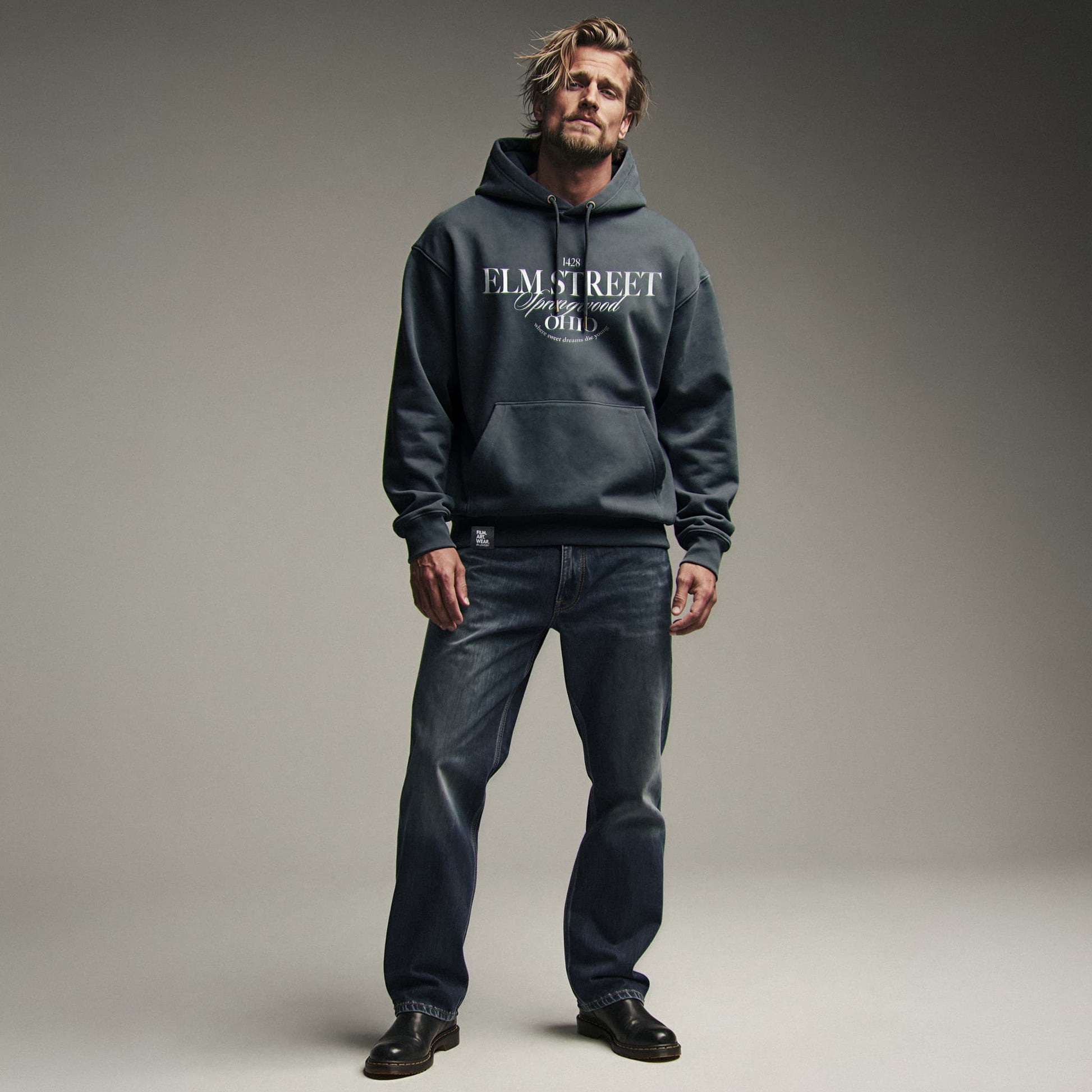ELM STREET Hoodie Premium Cinematic Streetwear FILM.ART.WEAR. Designed in Hamburg