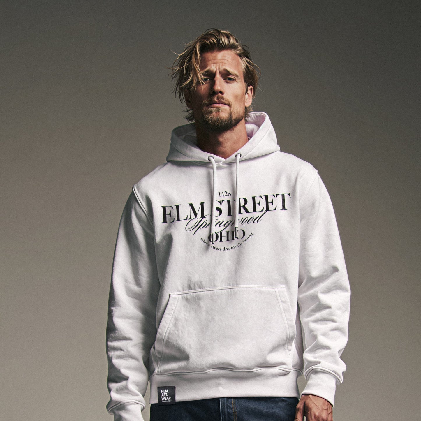 ELM STREET Hoodie Premium Cinematic Streetwear FILM.ART.WEAR. Designed in Hamburg