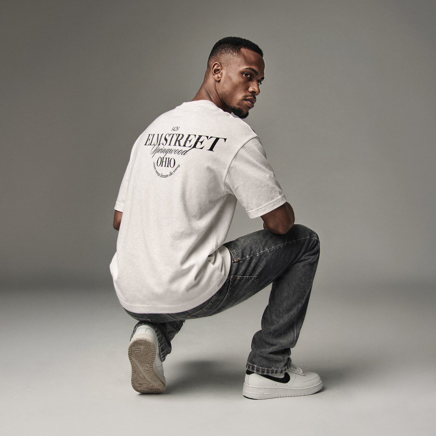 ELM STREET Tee Premium Cinematic Streetwear FILM.ART.WEAR. Designed in Hamburg