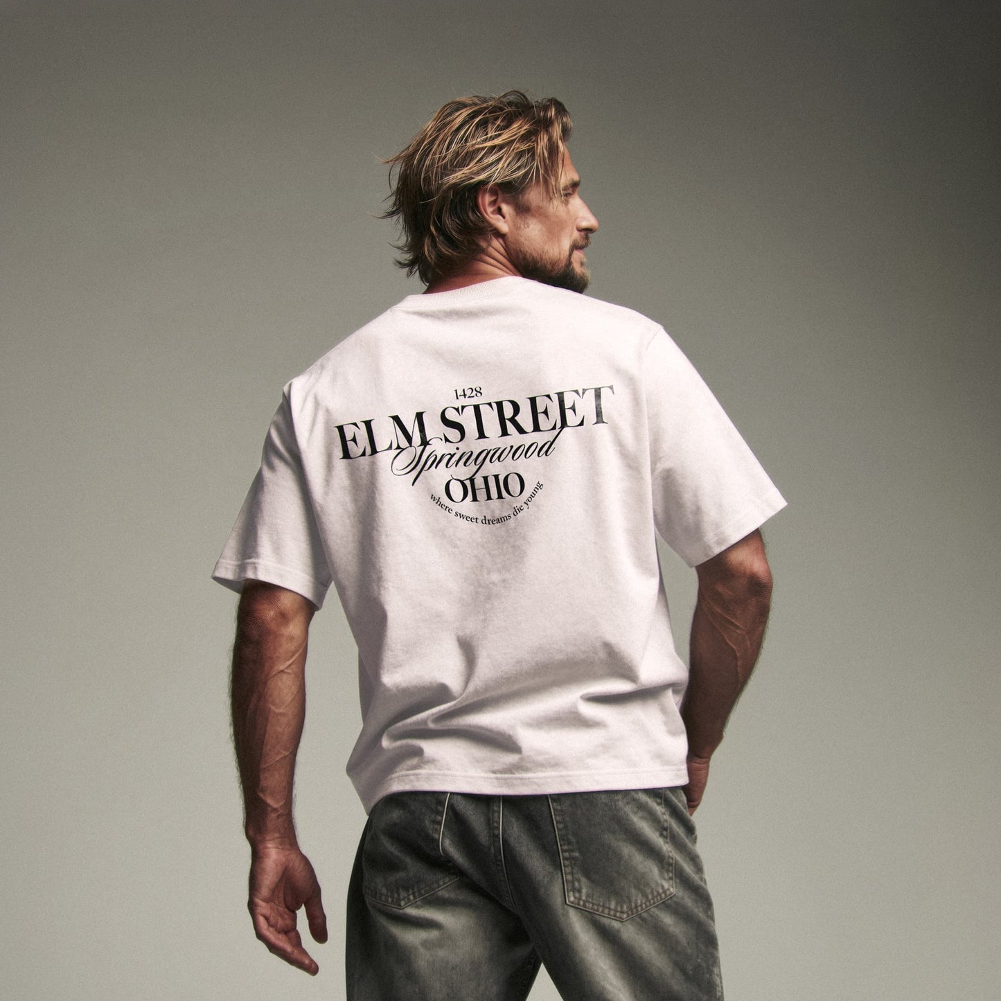 ELM STREET Tee Premium Cinematic Streetwear FILM.ART.WEAR. Designed in Hamburg