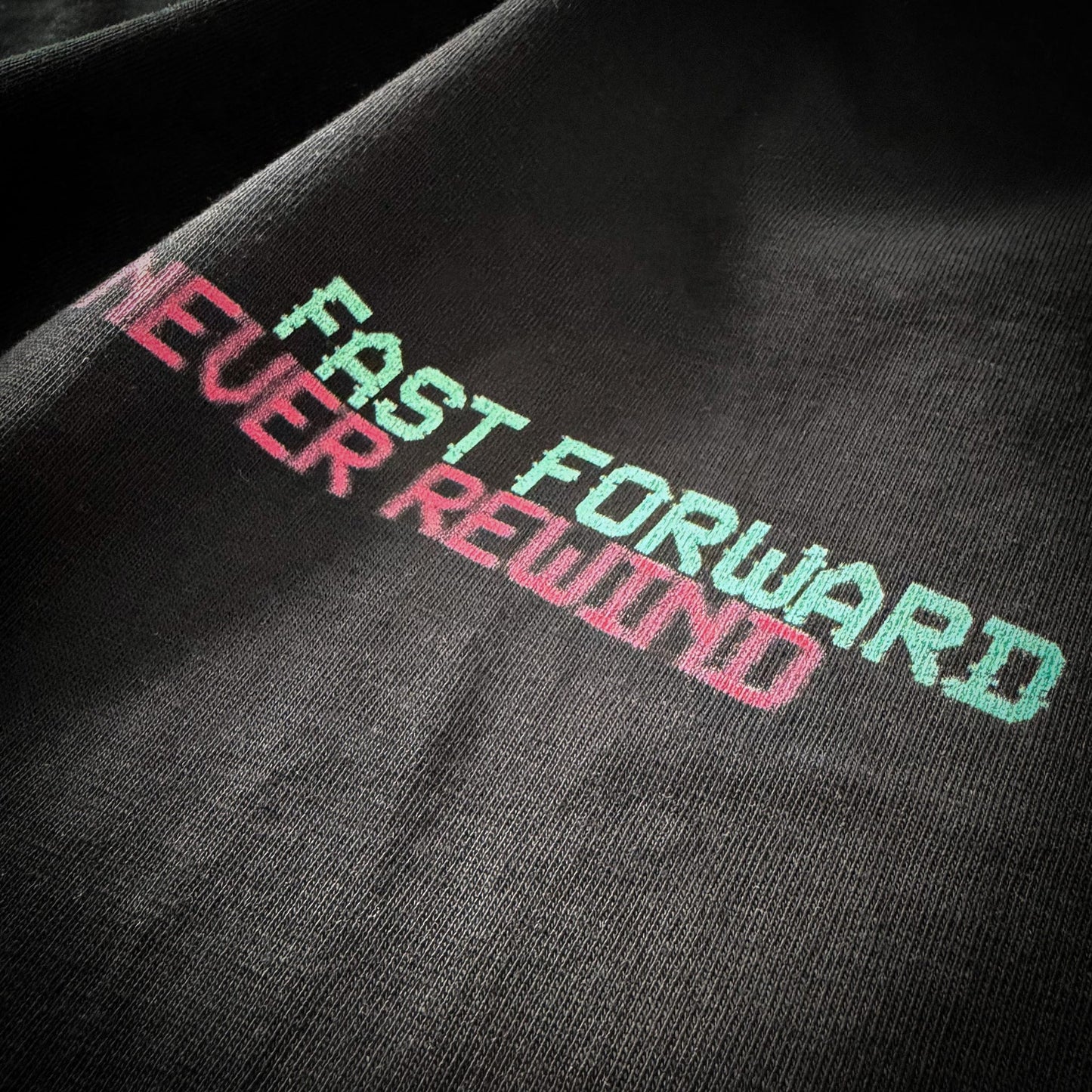 FILM.ART.WEAR. Unisex-Shirts Organic T-Shirt mit Retro Print FAST FORWARD