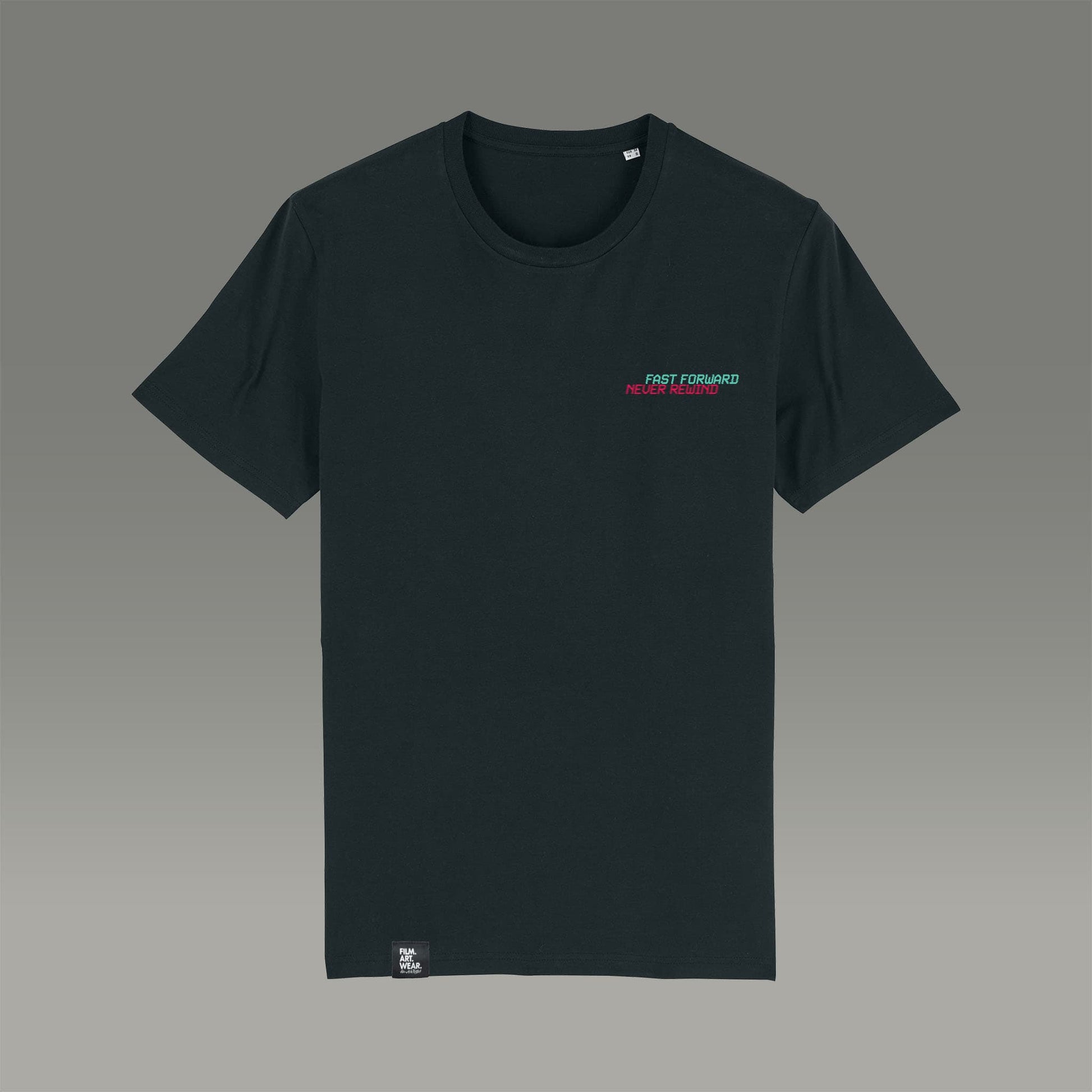 FILM.ART.WEAR. Unisex-Shirts Organic T-Shirt mit Retro Print FAST FORWARD