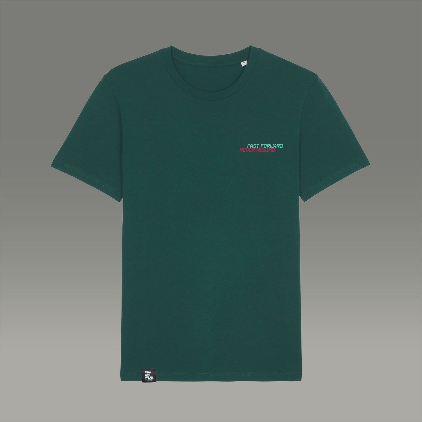 FILM.ART.WEAR. Unisex-Shirts Organic T-Shirt mit Retro Print FAST FORWARD