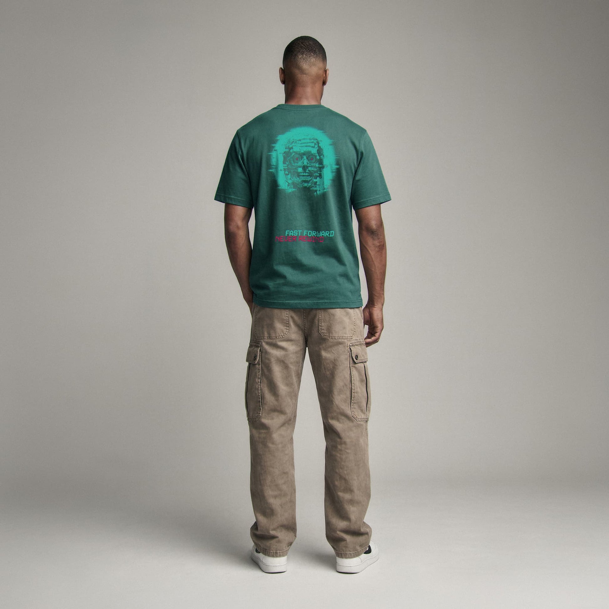 FAST FORWARD NEVER REWIND TEE Premium Cinematic Streetwear FILM.ART.WEAR. Designed in Hamburg