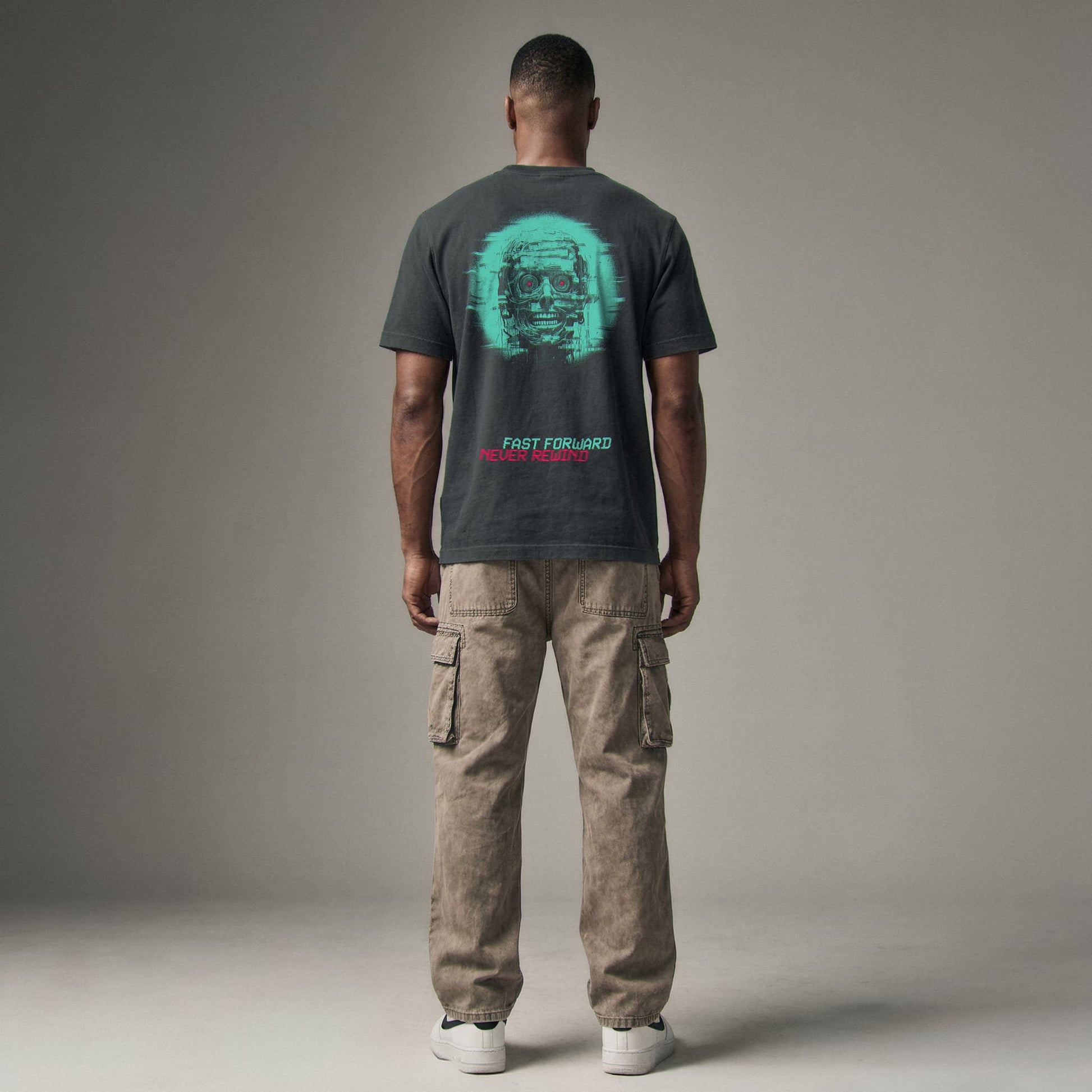 FAST FORWARD NEVER REWIND TEE Premium Cinematic Streetwear FILM.ART.WEAR. Designed in Hamburg