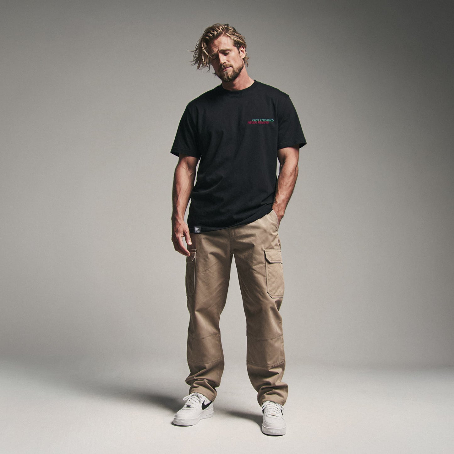 FAST FORWARD NEVER REWIND TEE Premium Cinematic Streetwear FILM.ART.WEAR. Designed in Hamburg