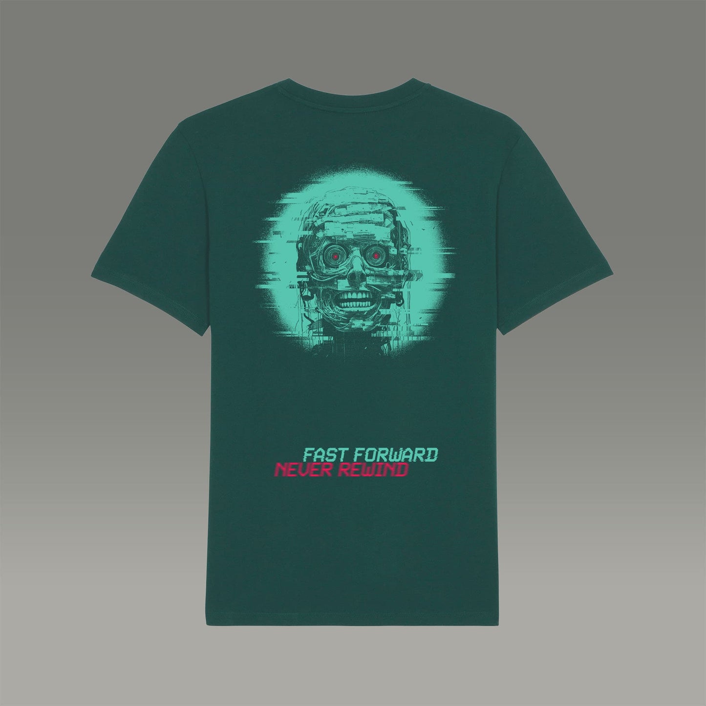 FAST FORWARD NEVER REWIND Tee Premium Cinematic Streetwear FILM.ART.WEAR. Designed in Hamburg
