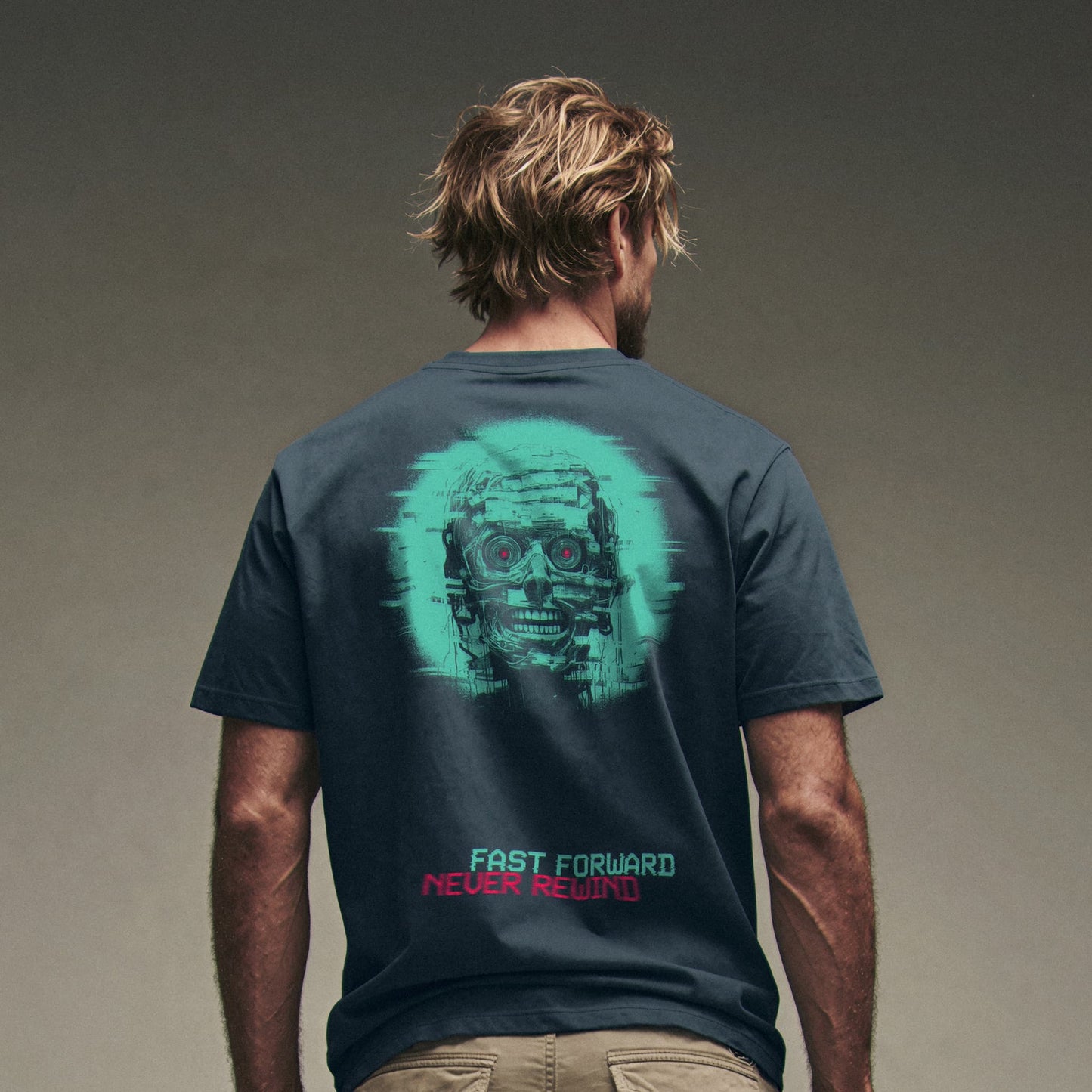FAST FORWARD NEVER REWIND TEE Premium Cinematic Streetwear FILM.ART.WEAR. Designed in Hamburg