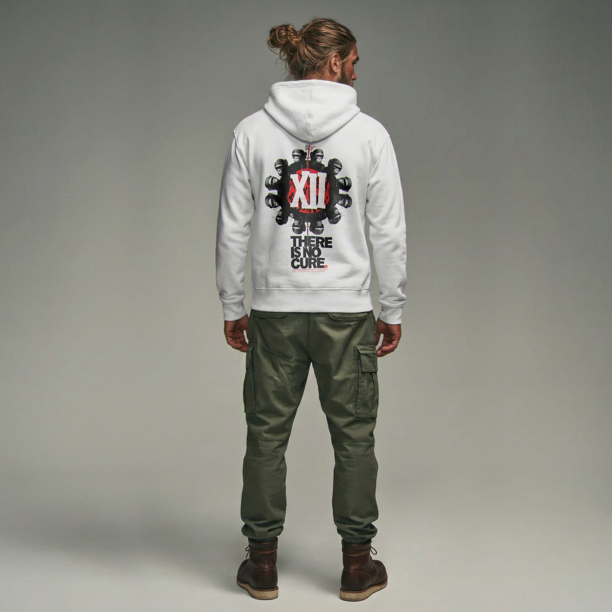 NO CURE Hoodie Premium Cinematic Streetwear FILM.ART.WEAR. Designed in Hamburg