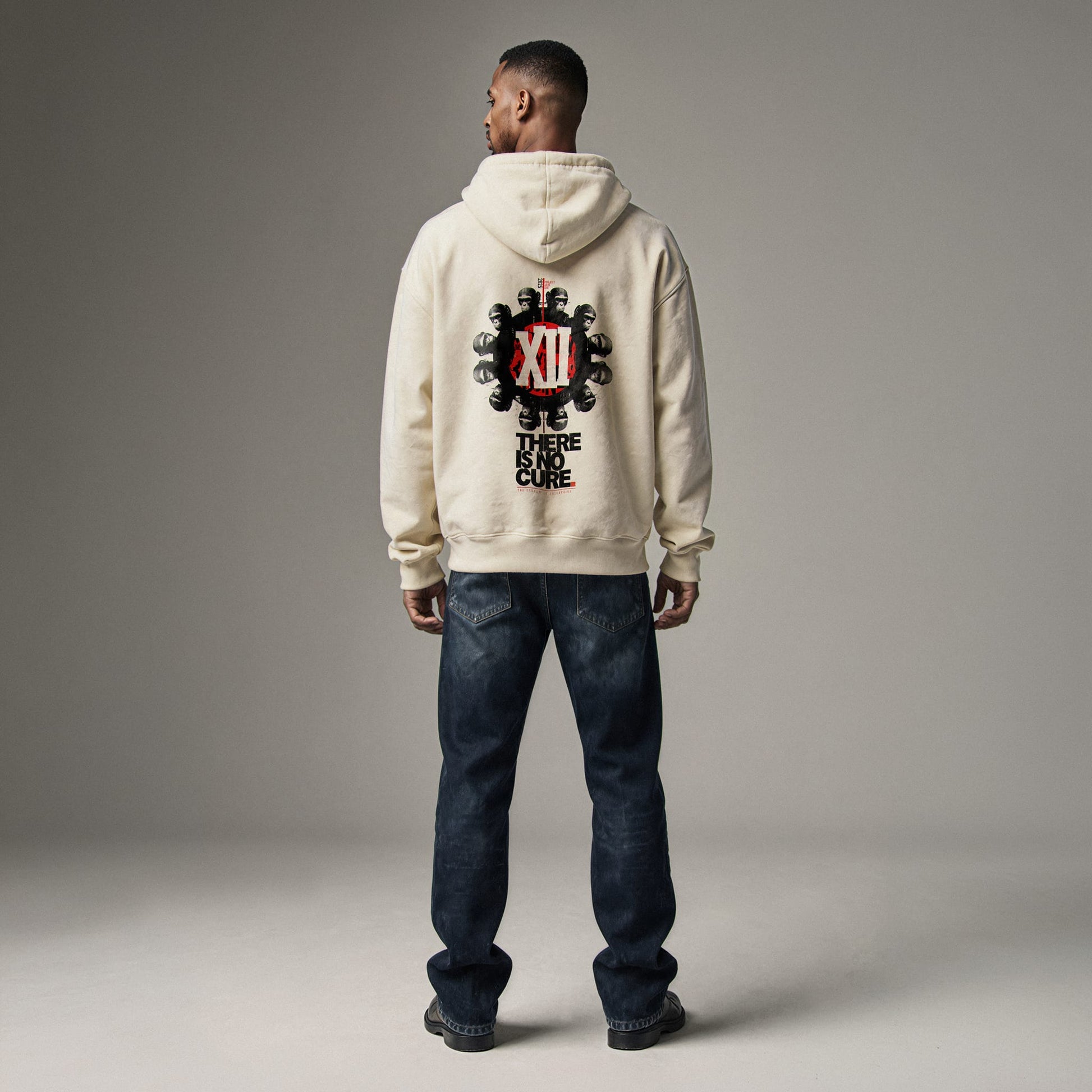 NO CURE Hoodie Premium Cinematic Streetwear FILM.ART.WEAR. Designed in Hamburg