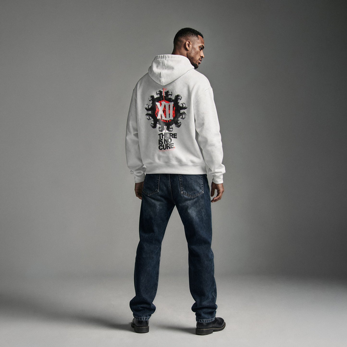 NO CURE Hoodie Premium Cinematic Streetwear FILM.ART.WEAR. Designed in Hamburg