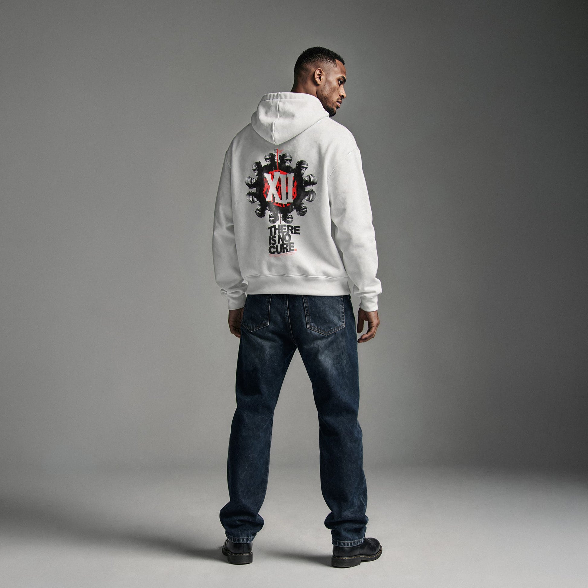 NO CURE Hoodie Premium Cinematic Streetwear FILM.ART.WEAR. Designed in Hamburg