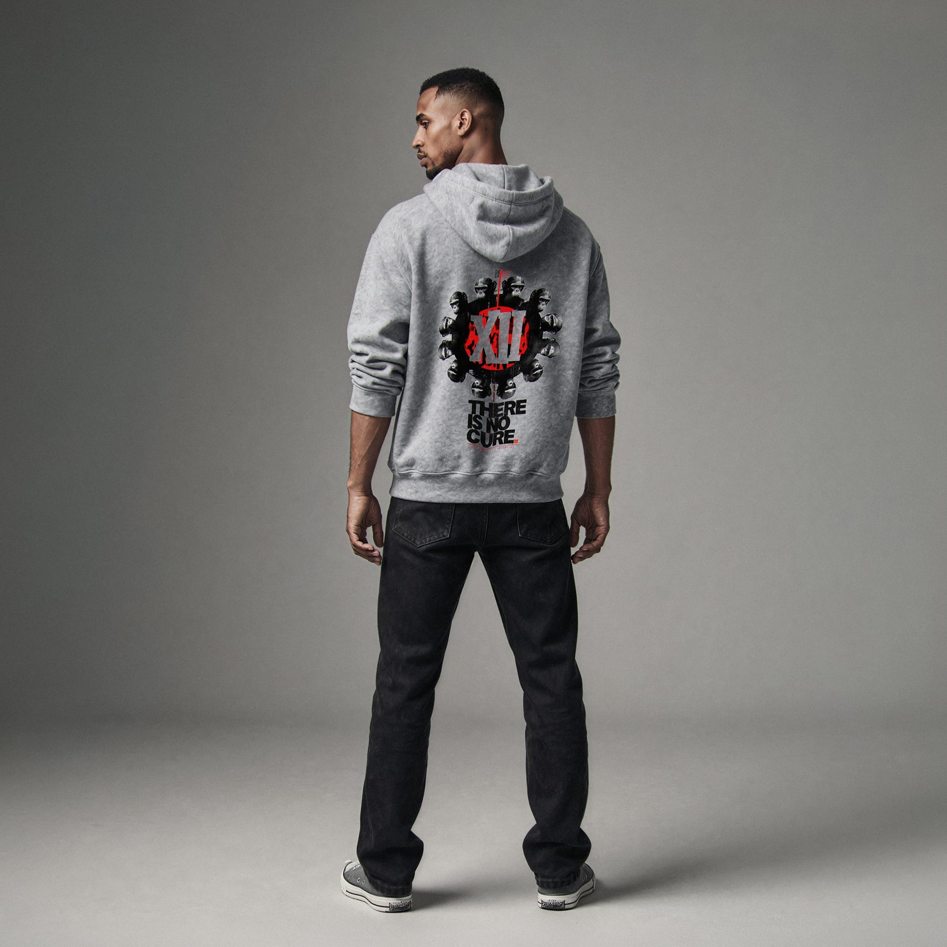 NO CURE Hoodie Premium Cinematic Streetwear FILM.ART.WEAR. Designed in Hamburg