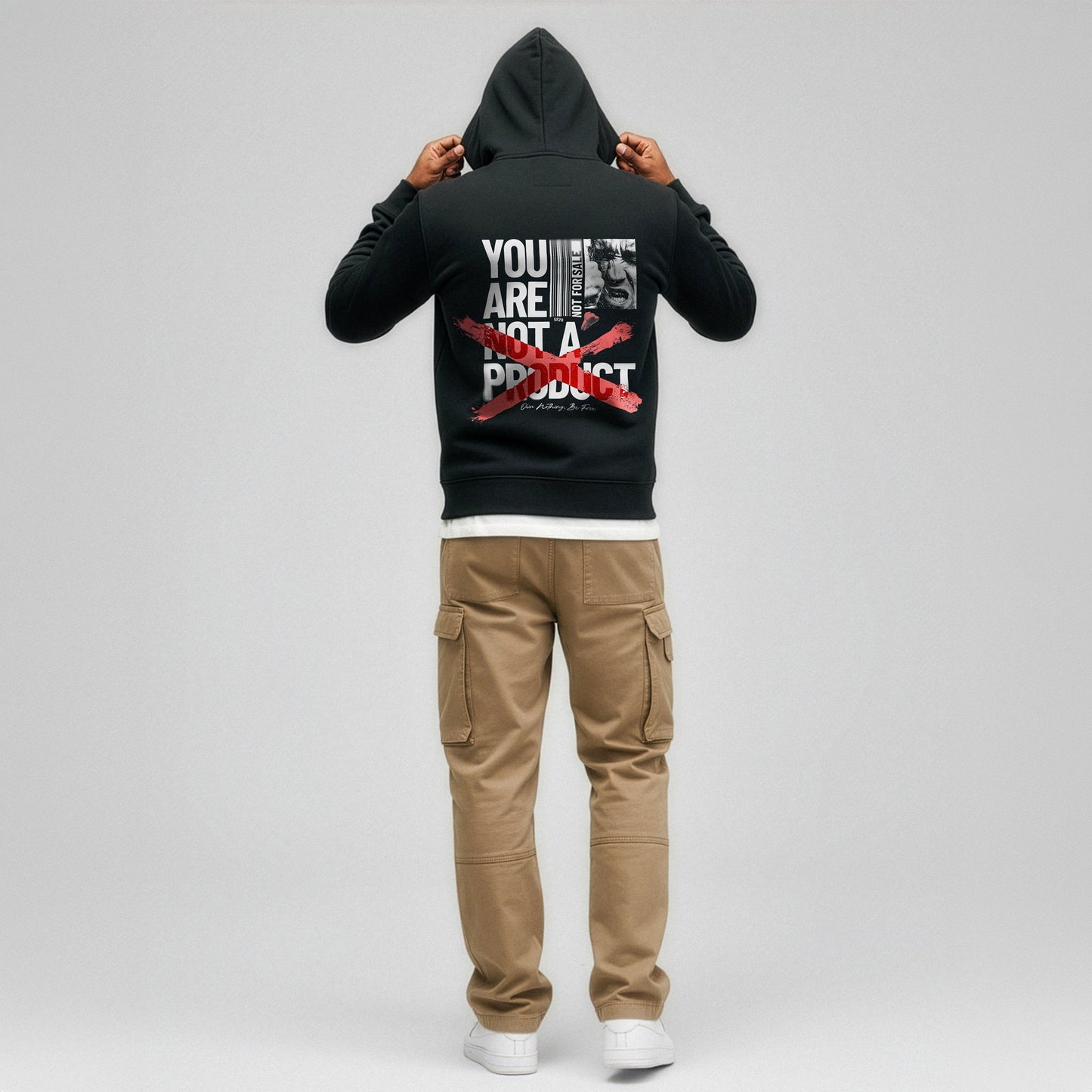 FILM.ART.WEAR. Hoodies Hoodie mit Backprint NOT A PRODUCT