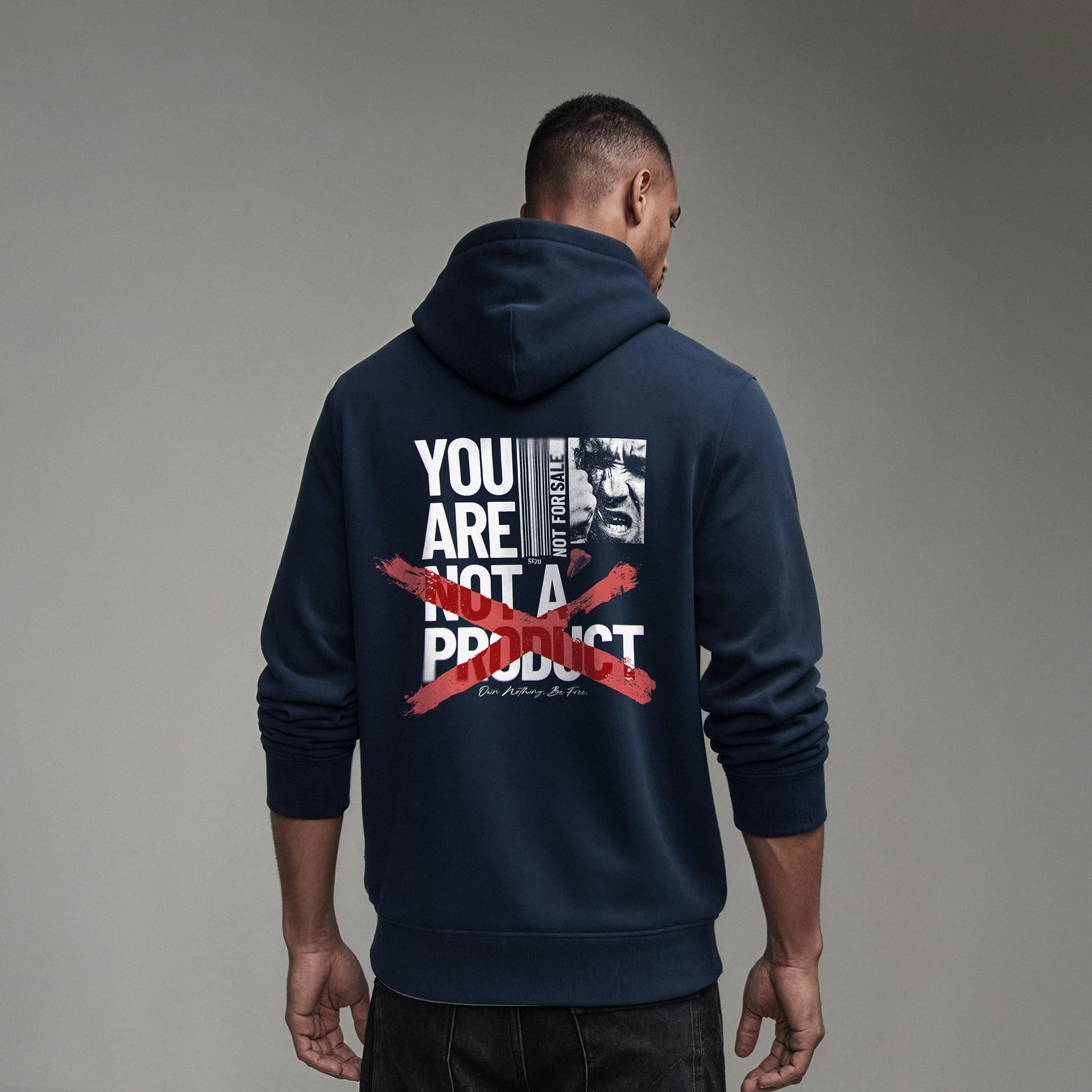 NOT A PRODUCT Hoodie Premium Cinematic Streetwear FILM.ART.WEAR. Designed in Hamburg