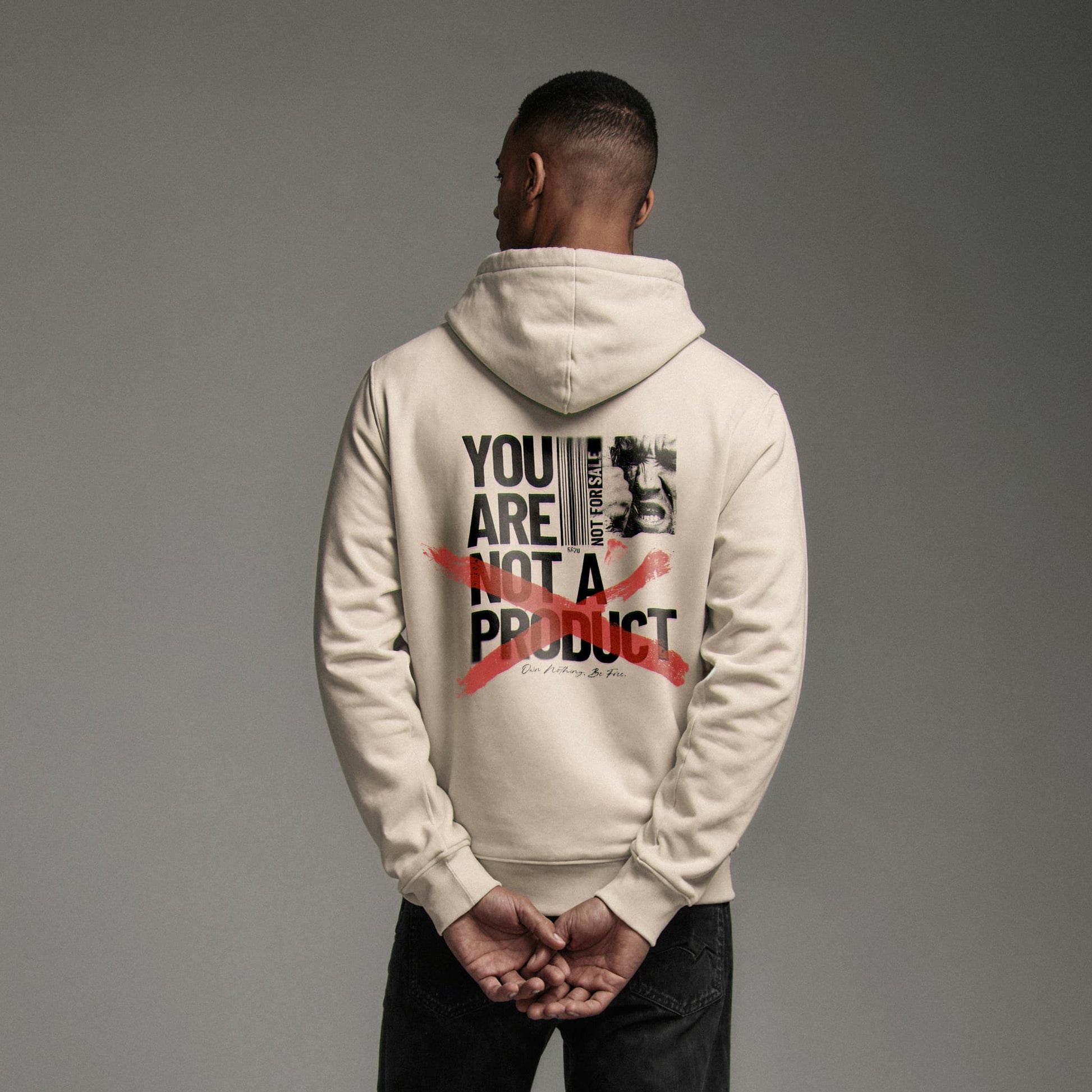 NOT A PRODUCT Hoodie Premium Cinematic Streetwear FILM.ART.WEAR. Designed in Hamburg