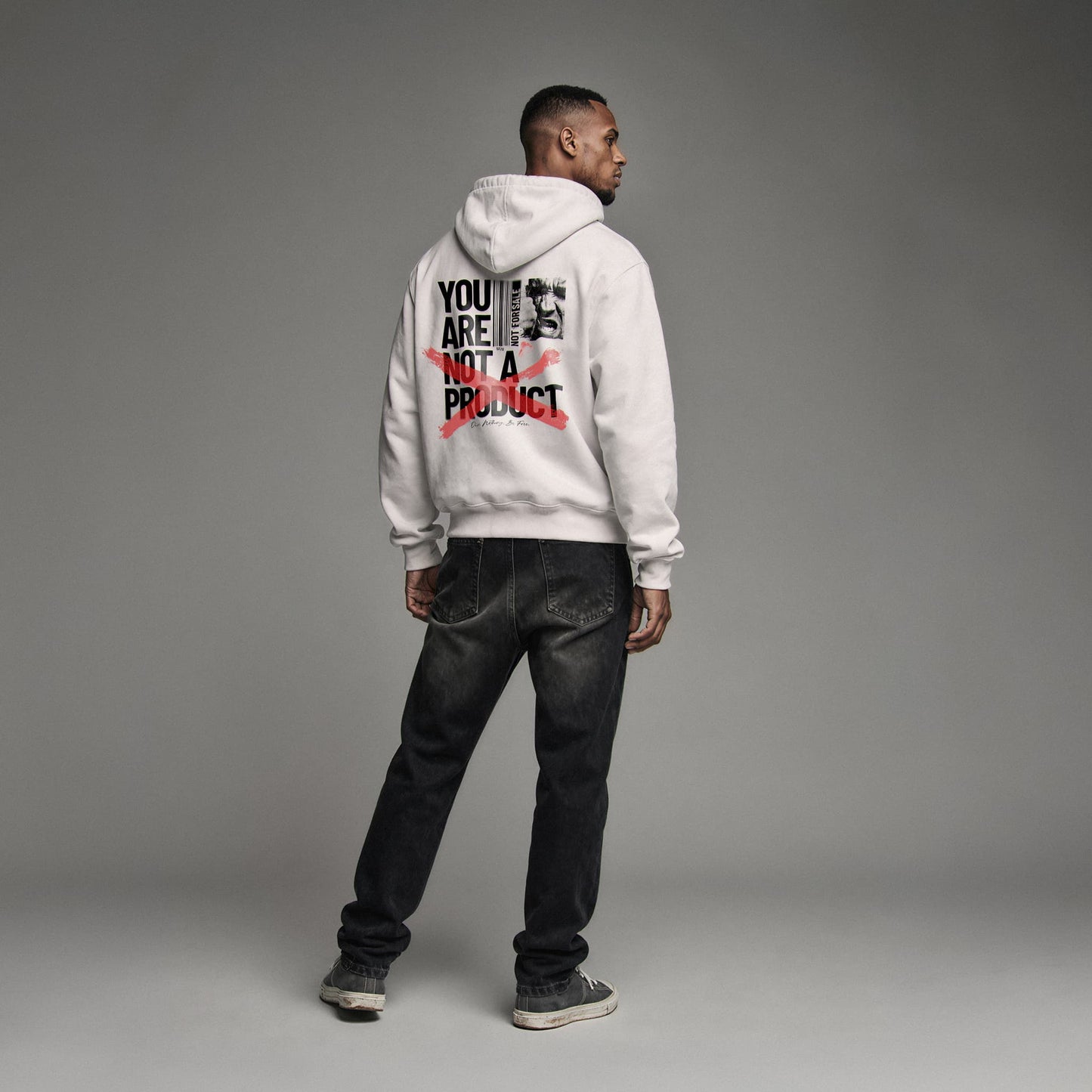 NOT A PRODUCT Hoodie Premium Cinematic Streetwear FILM.ART.WEAR. Designed in Hamburg