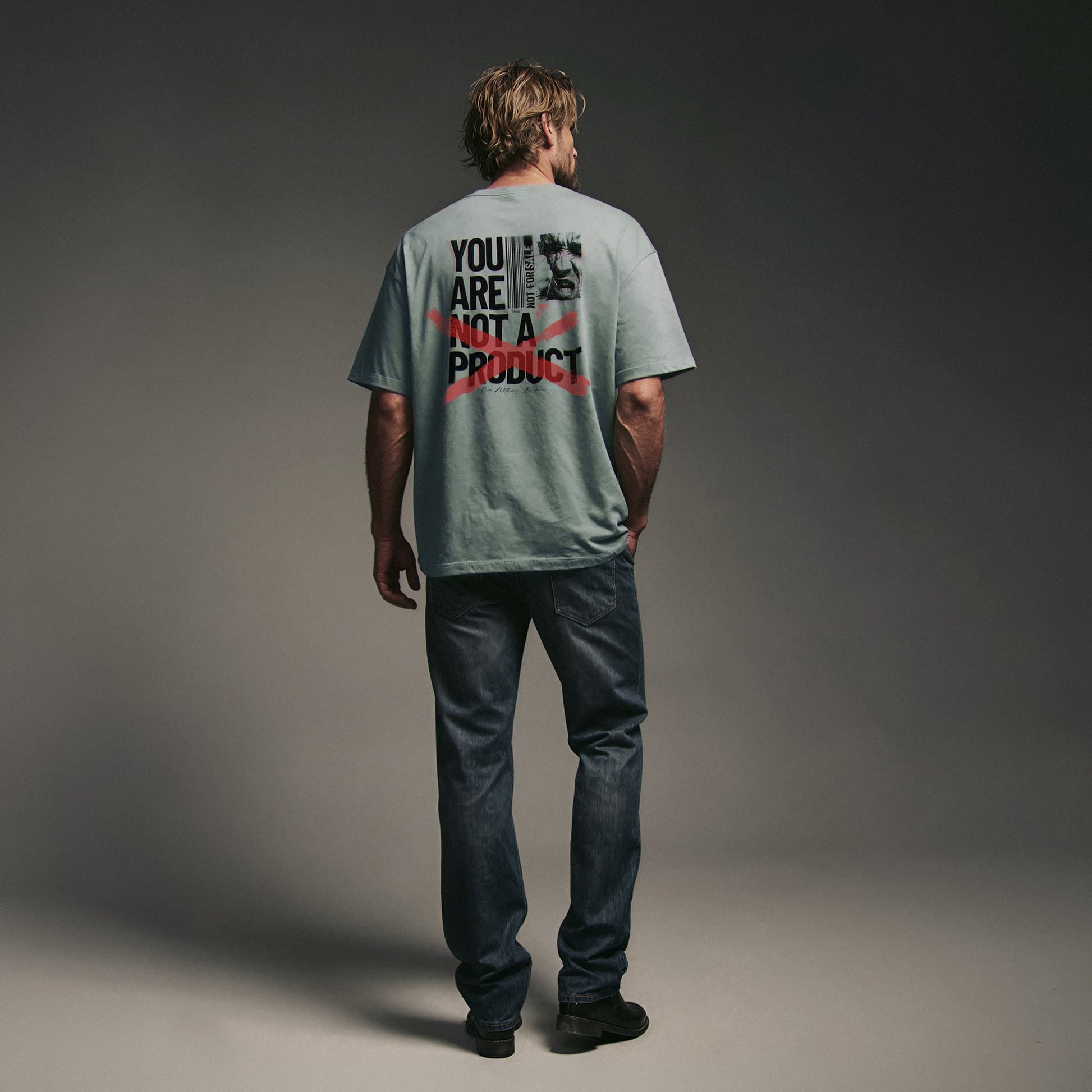 NOT A PRODUCT Tee Premium Cinematic Streetwear FILM.ART.WEAR. Designed in Hamburg