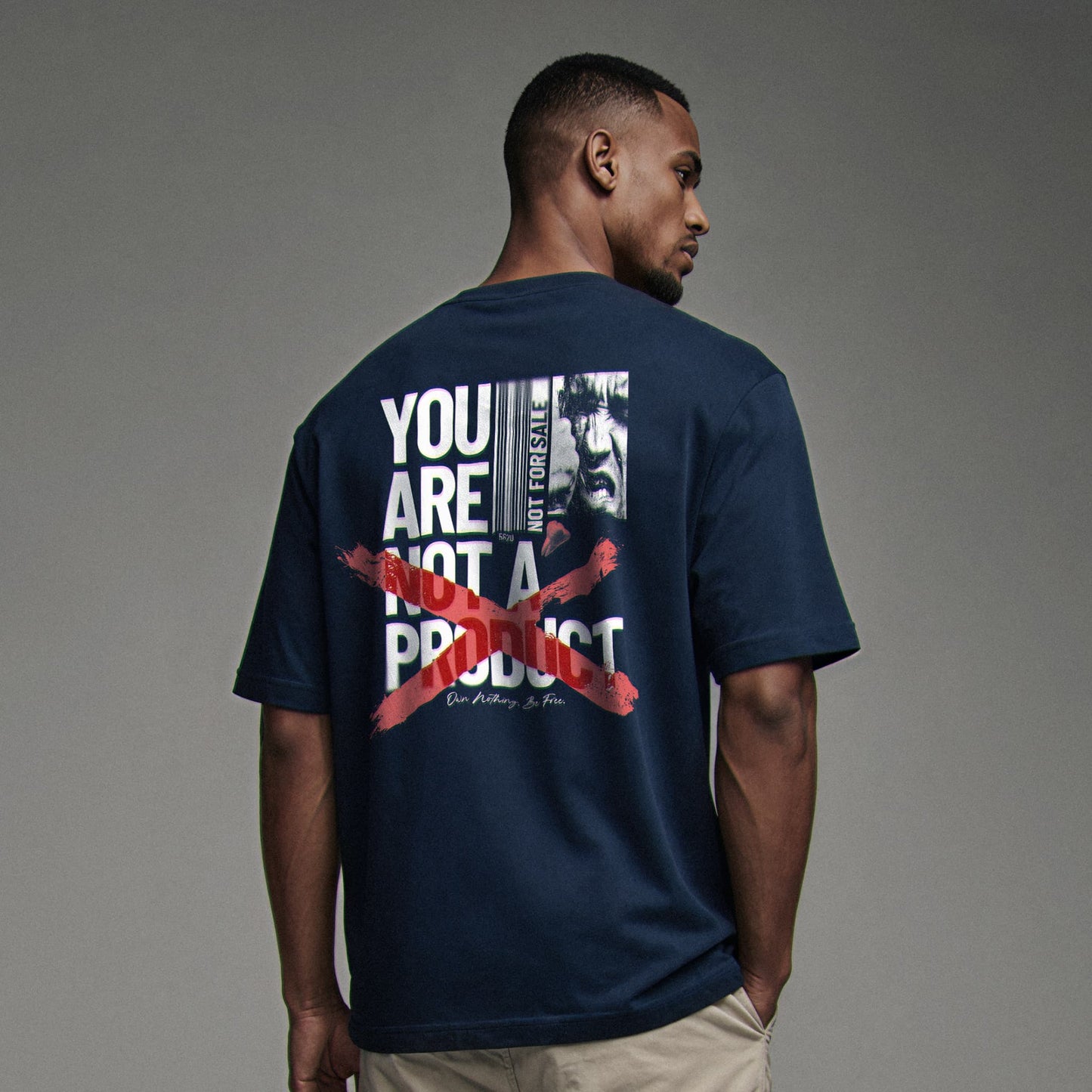 NOT A PRODUCT Tee Premium Cinematic Streetwear FILM.ART.WEAR. Designed in Hamburg