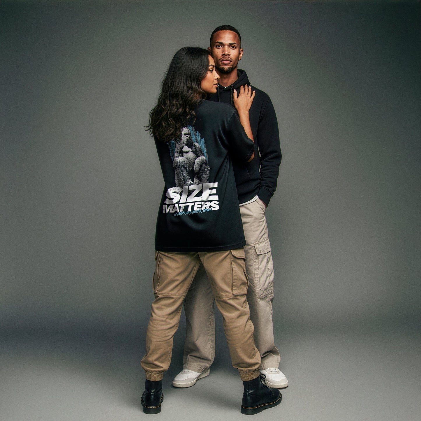 SIZE MATTERS Tee Premium Cinematic Streetwear FILM.ART.WEAR. Designed in Hamburg