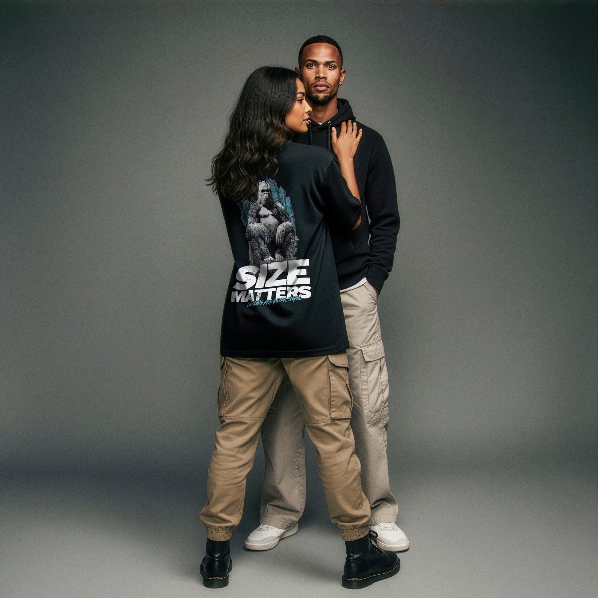 SIZE MATTERS Tee Premium Cinematic Streetwear FILM.ART.WEAR. Designed in Hamburg