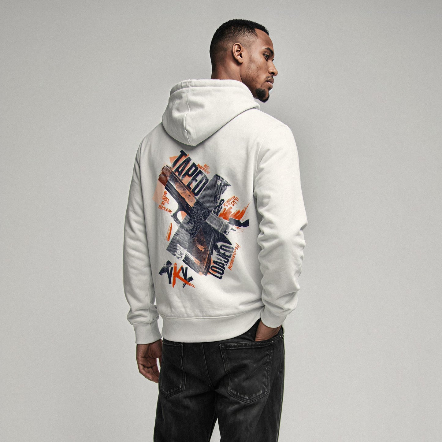TAPED & LOADED Hoodie Premium Cinematic Streetwear FILM.ART.WEAR. Designed in Hamburg