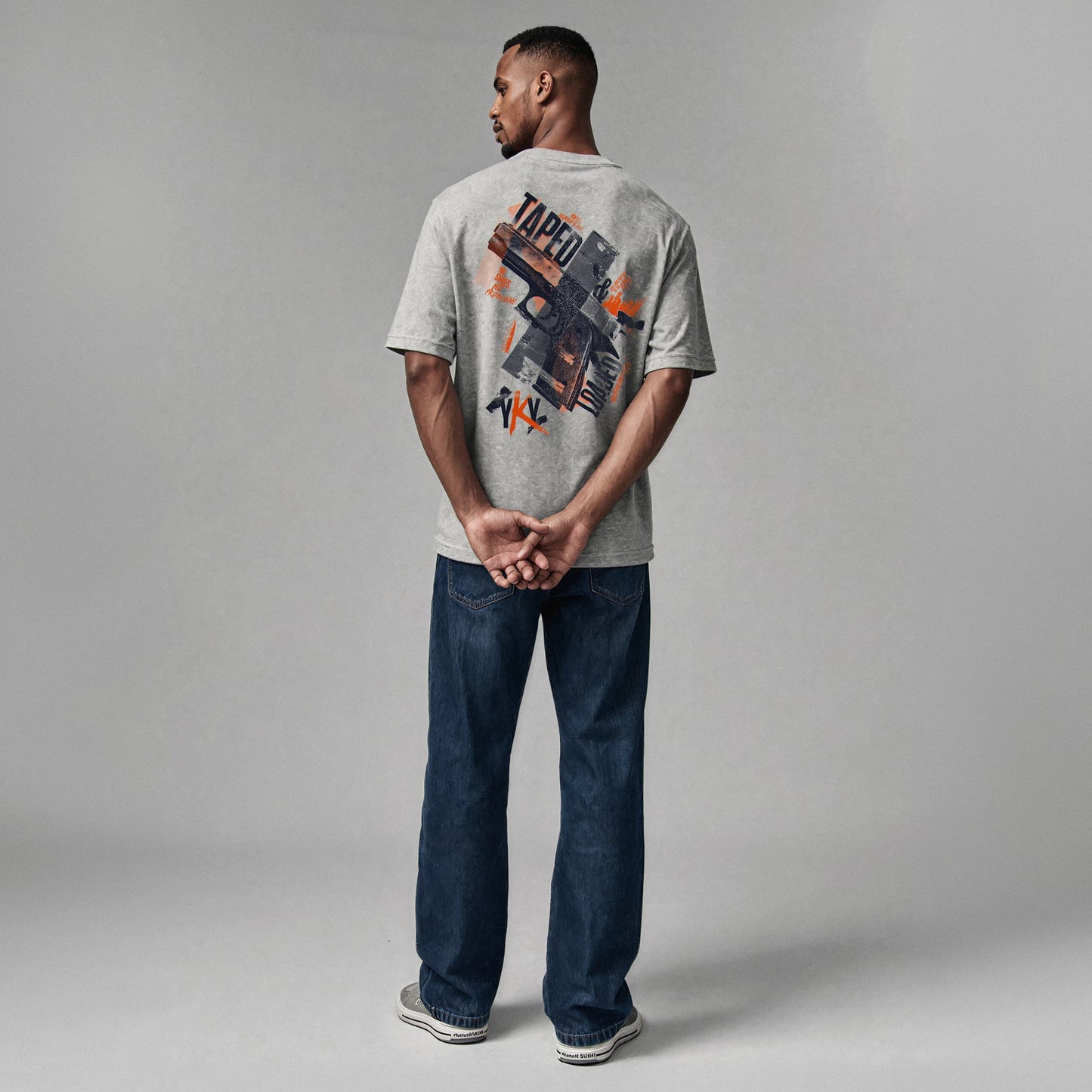 TAPED & LOADED Tee Premium Cinematic Streetwear FILM.ART.WEAR. Designed in Hamburg